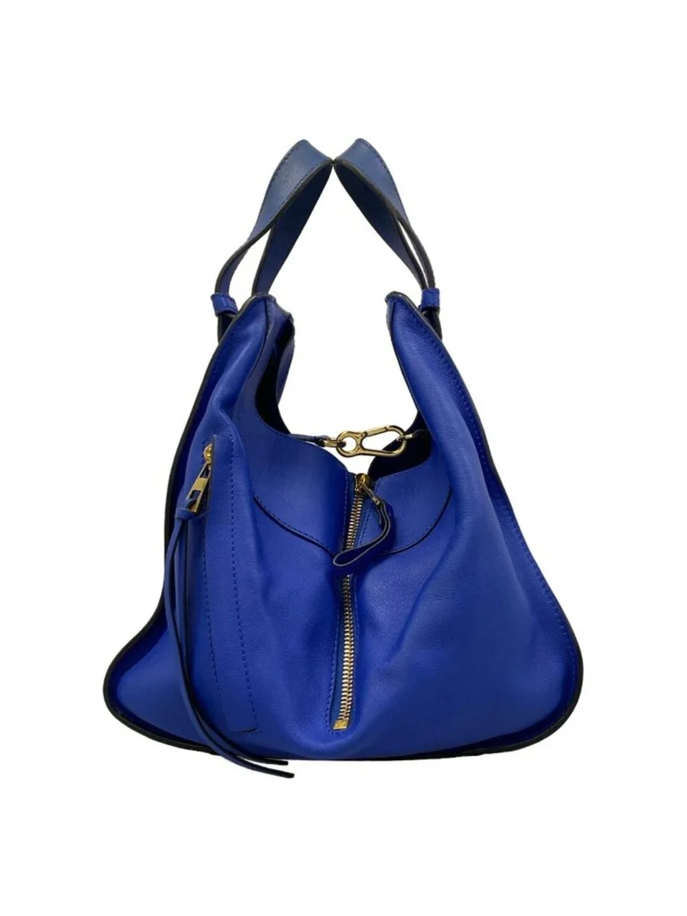 Loewe Tote Bag Hammock Small Navy Leather